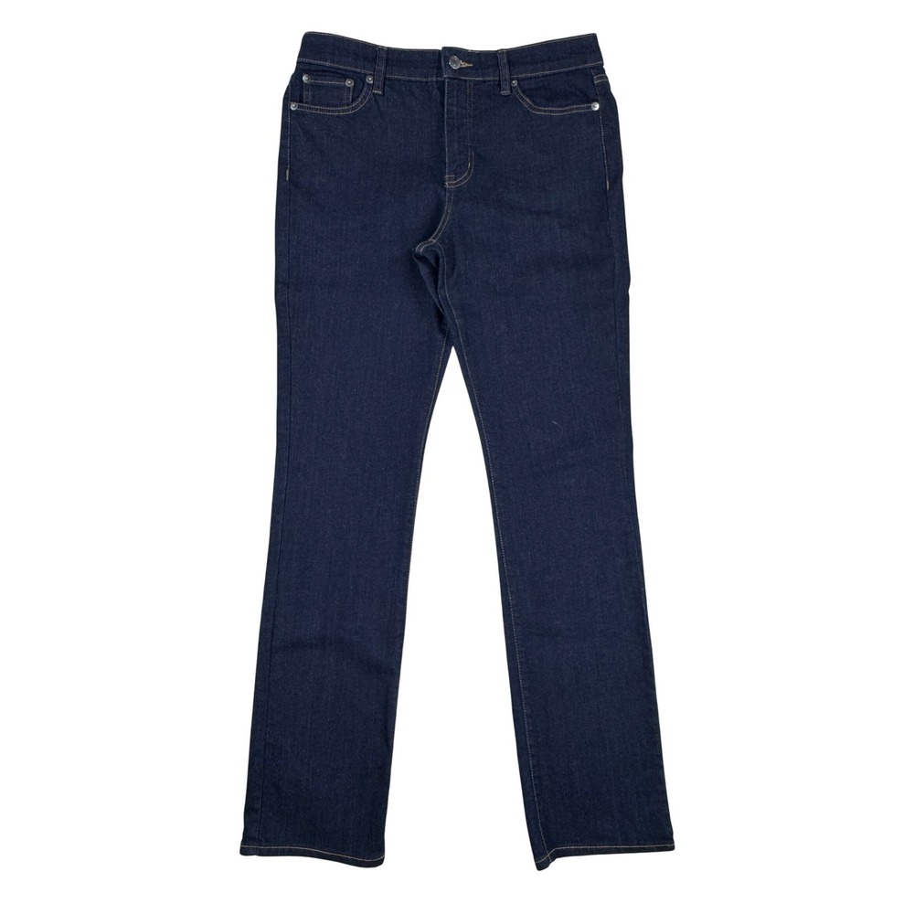 Lauren‎ Ralph Lauren Womens Dark Wash Denim Jeans Size 8 Indigo Blue Stretch - Picture 2 of 14